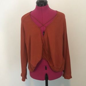 Silence + Noise Wrap Top